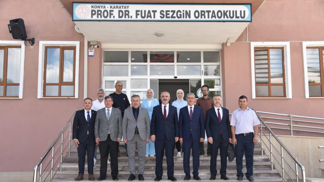 Mesleki ve Teknik Eğitim Genel Müdürümüz, İlçemiz Prof. Dr. Fuat Sezgin Ortaokulu'nu Ziyaret Etti.